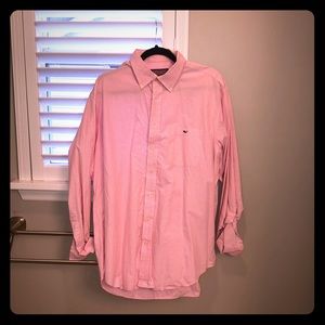 Mens vineyard vines plaid/gingham buttondown shirt